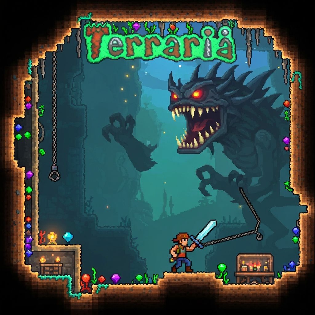 Terraria cover art